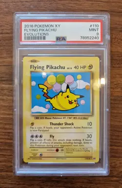 Flying Pikachu #110/108 PSA 9 - Pokemon XY Evolutions 2016 - Image 1