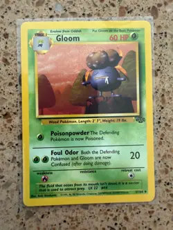 NM Pokemon Gloom 37/64 Jungle 1999 Wizards of the Coast - Image 1
