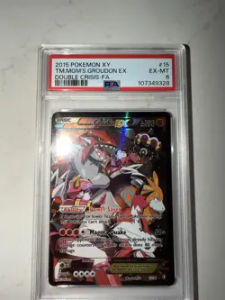 2015 Team Magma’s Groudon Ex 15/34 Double Crises-FA PSA 6! POKEMON Rare Low Pop - Image 4
