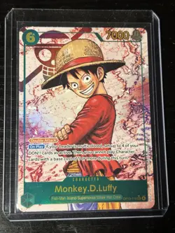 Monkey D. Luffy OP13-118 SEC Alt Art One Piece Carrying On His Will English NM - Image 1