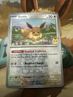 Eevee - (Pokemon Day 2025) (Reverse Cosmos Holo) 074/131 Miscellaneous Cards... - Image 1