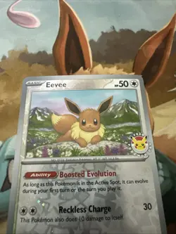 Eevee - (Pokemon Day 2025) (Reverse Cosmos Holo) 074/131 Miscellaneous Cards... - Image 2