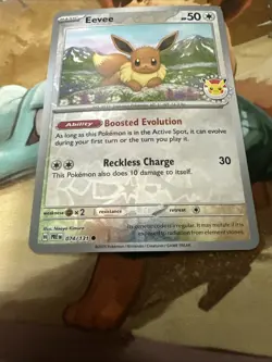 Eevee - (Pokemon Day 2025) (Reverse Cosmos Holo) 074/131 Miscellaneous Cards... - Image 3