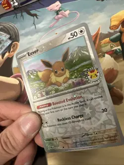 Eevee - (Pokemon Day 2025) (Reverse Cosmos Holo) 074/131 Miscellaneous Cards... - Image 4