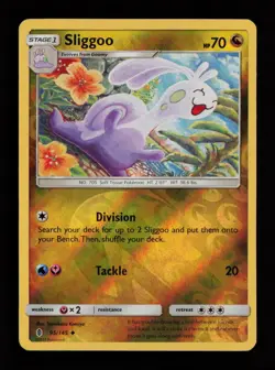 Sliggoo 95/145 Reverse Holo Uncommon Guardians Rising Pokemon Cards - Image 1