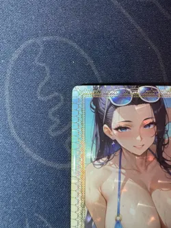 Goddess Robin Blue Bikini Swimming Suit Thick Card Sexy Waifu Doujin One Piece - Image 2