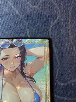 Goddess Robin Blue Bikini Swimming Suit Thick Card Sexy Waifu Doujin One Piece - Image 3