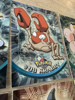 POKEMON CARDS LOT TOPPS BLUE LOGO FOIL HOLO 6 TOTAL - Image 3