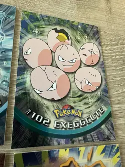 POKEMON CARDS LOT TOPPS BLUE LOGO FOIL HOLO 6 TOTAL - Image 4