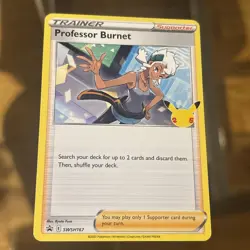 Professor Burnet - SWSH167 - SWSH Black Star Promos - Pokemon Card - Image 1