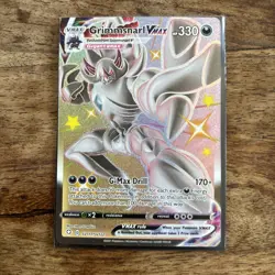 Pokemon TCG Grimmsnarl VMAX Shining Fates Holo Card SV117/SV122 Mint Condition - Image 1