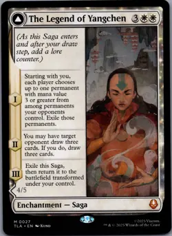 The Legend of Yangchen 27 MTG Avatar The Last Airbender Mythic Rare Normal NM - Image 1