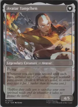 The Legend of Yangchen 27 MTG Avatar The Last Airbender Mythic Rare Normal NM - Image 2