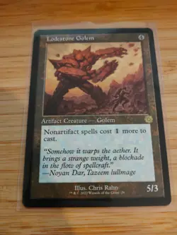 MTG Lodestone Golem (Retro Frame) The Brothers' War M/NM Free UK P&P - Image 1