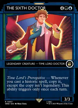The Sixth Doctor ** Showcase ** Universes Beyond: Doctor Who - NM MTG - Image 1