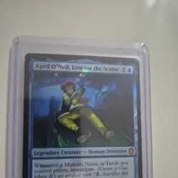 April O'Neil, Live on the Scene MTG TMNT Surge Foil - Image 3