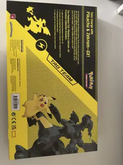 Pokemon Pikachu and Zekrom GX Premium Collection Sealed Tag Team Box - Image 2