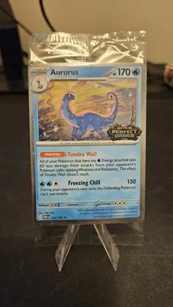Pokemon Aurorus Perfect Order Promo Stamped Card 024/088 TCG SEALED - Image 1