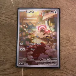 Pokemon Stufful 154/132 Evolutions Rare Full Art Holo English 70HP - Image 1