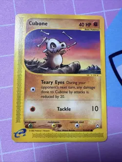 Pokemon Cubone 72/147 Aquapolis Common English 2002 - Image 1