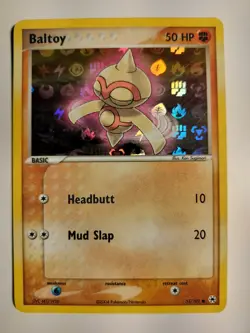 Pokemon Baltoy Hidden Legends Reverse Holo 53/101 LP - Image 1