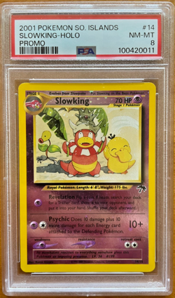 2001 Slowking #14 SOUTHERN ISLANDS Promo PSA 8 Reverse Holo Pokemon TCG. - Image 1
