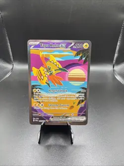 Pokemon TCG Tapu Koko EX 247/182 Paradox Rift Special Illustration - Image 1