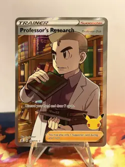 Pokemon TCG Professor’s Research Full Art 024/025 Celebrations - Image 1