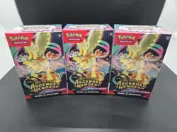 Pokemon Ascended Heroes Booster Bundle Boxes LOT (3) Factory Sealed - Image 1