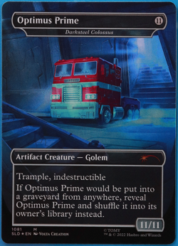 Optimus Prime Darksteel Colossus (Secret Lair Promo) FOIL NM (501979) ABUGames - Image 2