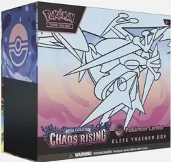 Pokemon Chaos Rising POKEMON CENTER ETB 🔥 ELITE TRAINER BOX PRESALE - Image 1
