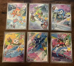 Pokemon First Partner Series 1 Generation 4 And 7 NM🔥 - Image 1
