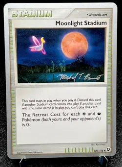 Moonlight Stadium 100/106 LP Michael Pramawat Pokemon World Championship Promo! - Image 1