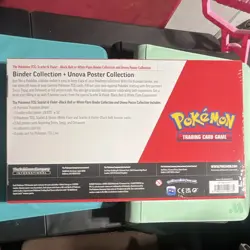 Pokemon TCG Scarlet & Violet Black Bolt/White Flare Binder+Poster 9 Packs - Image 2