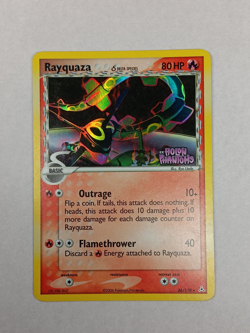 Pokemon Rayquaza 26/110 EX Holon Phantoms Stamped Holo Delta Species Card 2006 - Image 1