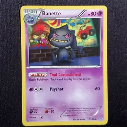 Banette 31/108 Rare Roaring Skies Pokemon Moderately Played - Image 1