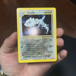 Pokemon TCG Steelix Holo Neo Genesis 15/111 Unlimited Holo Rare MP - Image 1