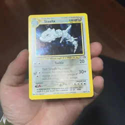 Pokemon TCG Steelix Holo Neo Genesis 15/111 Unlimited Holo Rare MP - Image 2