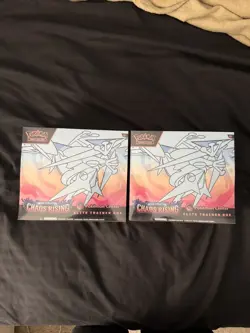pokemon chaos rising pokemon center ETB with Case - Image 1