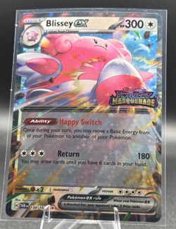 Blissey ex #134/162 Twilight Masquerade STAMPED Pokemon TCG - Image 1