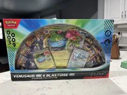Venusaur ex Blastoise ex Premium Collection GameStop Exclusive - Pokemon TCG - Image 1
