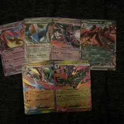 Lot of 5 EX + Mega Pokemon - Chaos Rising - Floette Dragalge Gallade Gourgeist - Image 1