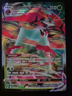 Pokemon TCG Orbeetle VMAX Vivid Voltage 021/185 Holo Ultra Rare - Image 1