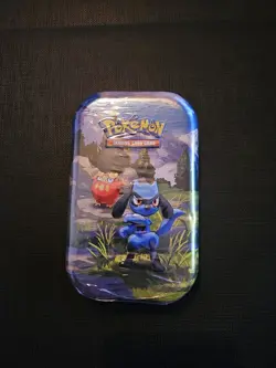 Pokemon Ascended Heroes Mini Tin Riolu and Darumaka Factory Sealed in Hand - Image 1