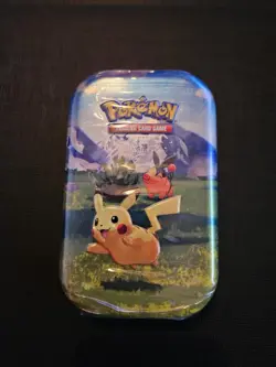 Pokemon Ascended Heroes Mini Tin Pikachu and Tepig Factory Sealed In Hand - Image 1
