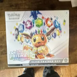 Pokemon Scarlet & Violet Prismatic Evolutions Elite Trainer Box, Booster Packs - Image 1
