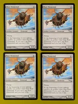Rust Elemental x4 Mirrodin 4x Playset Magic the Gathering MTG - Image 1