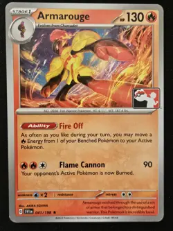 Armarouge 041/198 Play! Prize Pack Series 4 Promo Pokemon Trading CG 2023 NM - Image 1