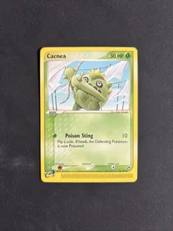 Pokemon TCG Cacnea EX Sandstorm 58/100 Regular Non Holo Common - LP/NM - Image 1