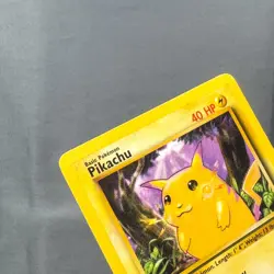 LP Pikachu 58/102 Common Base Set Unlimited Pokemon 1999 Mitsuhiro Arita - Image 4